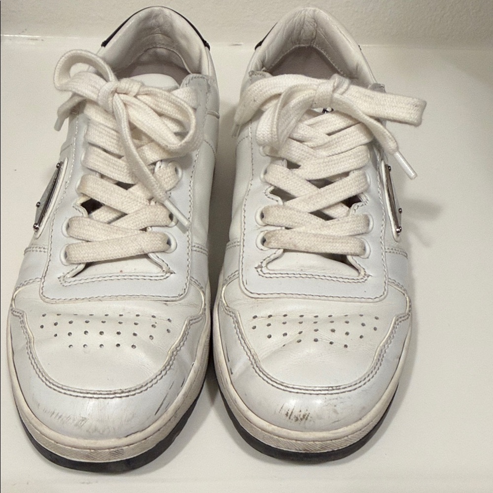 Prada White Sneakers size 38 women’s - Picture 8 of 8